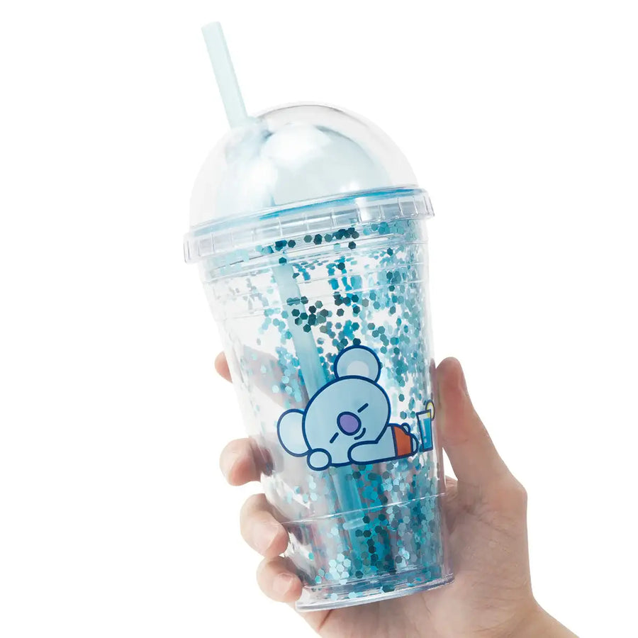 BT21 - Bon Voyage Ice Glitter Tumbler - Koya - BT21 - Tumbler - Harumio