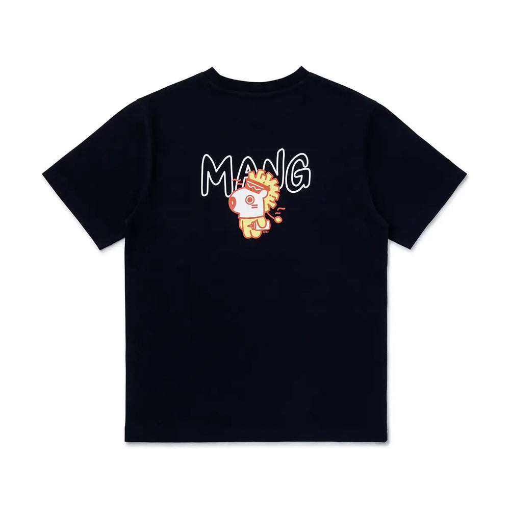 BT21 - BITE - Fast Food - Short Sleeve Polo T-shirt - Mang - BT21 - T-Shirt - Harumio