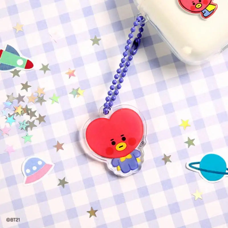 BT21 - Baby Acrylic Simple Key Ring - BT21 - Accesories - Harumio BT21 - Baby Acrylic Simple Key Ring - BT21 - Accesories - Harumio