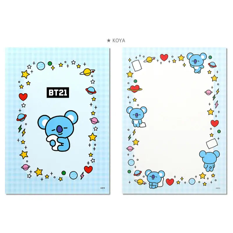 Monopoly x BT21 - Letter Pad - Monopoly - Letter Pad - Harumio Monopoly x BT21 - Letter Pad - Monopoly - Letter Pad - Harumio