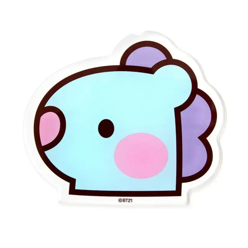 NARA HOME DECO X BT21 - Minini Face Acrylic Coaster - NARA HOME DECO - Coasters - Harumio