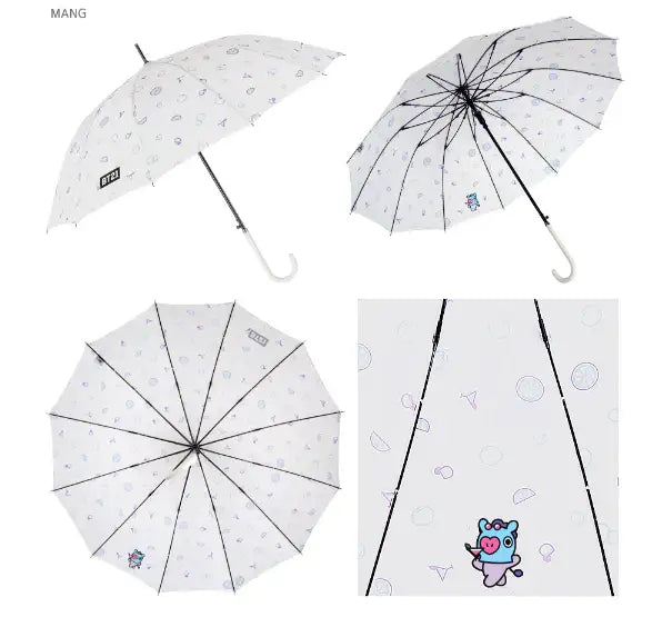 BT21 x Monopoly - Dolce Automatic Long Umbrella - Monopoly - Umbrella - Harumio BT21 x Monopoly - Dolce Automatic Long Umbrella - Monopoly - Umbrella - Harumio
