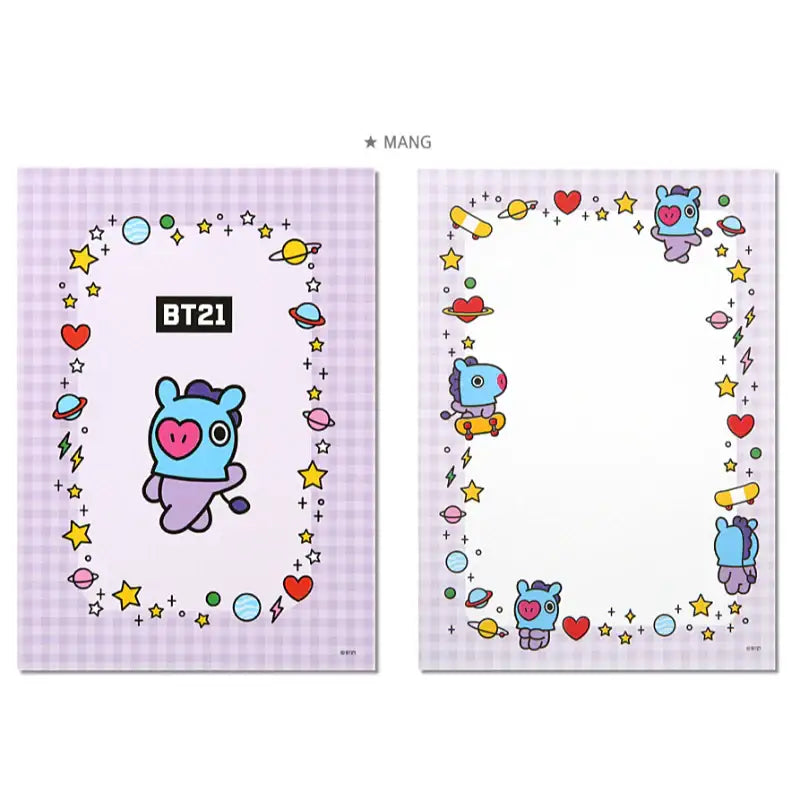 Monopoly x BT21 - Letter Pad - Monopoly - Letter Pad - Harumio Monopoly x BT21 - Letter Pad - Monopoly - Letter Pad - Harumio