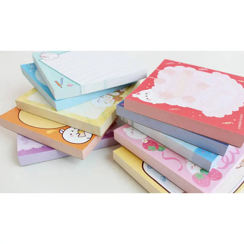 Molang - Rice Cake Memo Pad - Molang - Memo Pads - Harumio