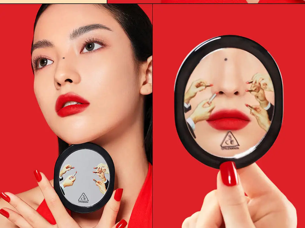 3CE x TOILETPAPER - Oval Hand Mirror - 3CE - Mirrors - Harumio