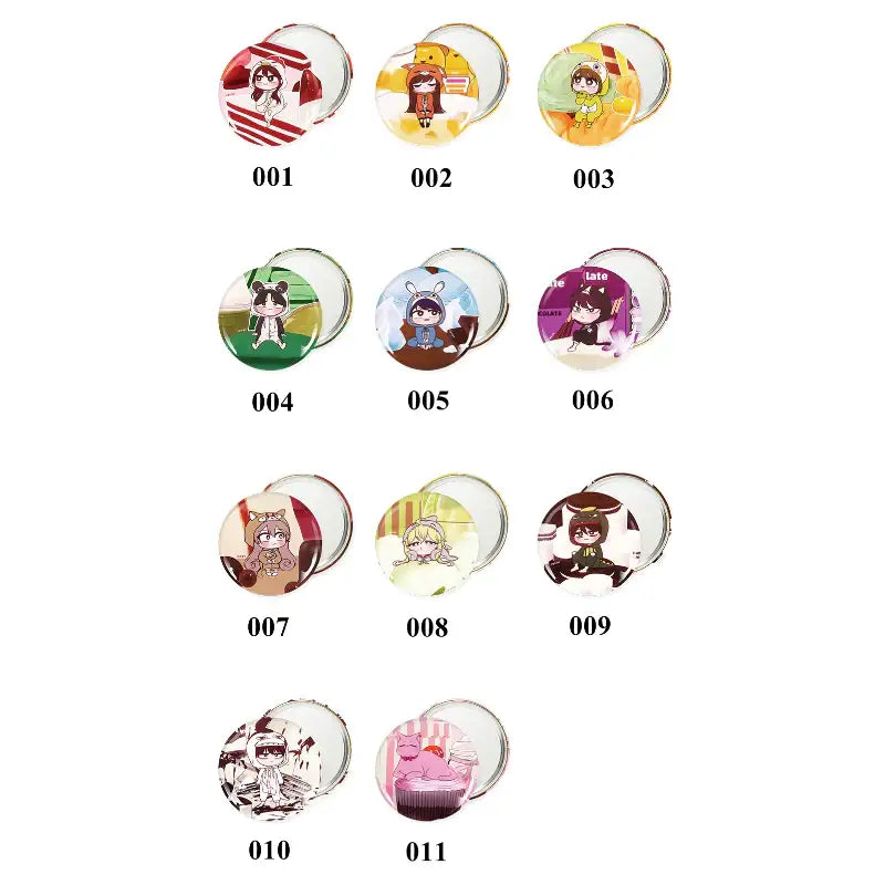 Surplus Commando - Round Hand Mirror - Webtoon Shop - Mirror - Harumio