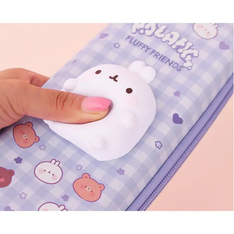 Molang - Sweet Squishy EVA Pouch - Molang - Pouch - Harumio Molang - Sweet Squishy EVA Pouch - Molang - Pouch - Harumio