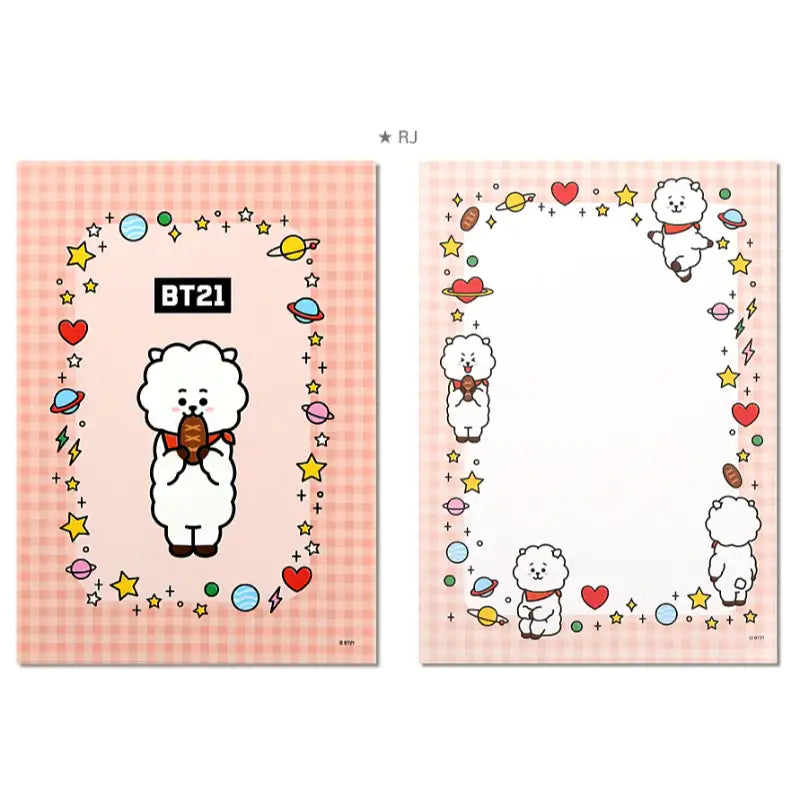Monopoly x BT21 - Letter Pad - Monopoly - Letter Pad - Harumio Monopoly x BT21 - Letter Pad - Monopoly - Letter Pad - Harumio