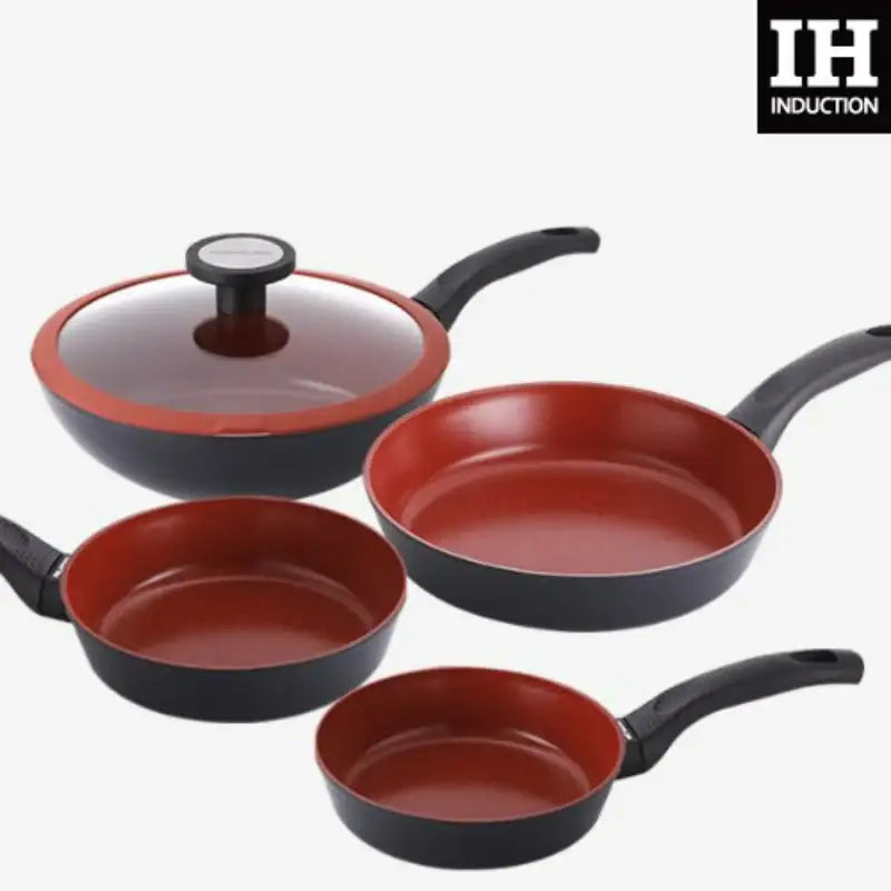 Neoflam - de Chef Pan Set Of 4 - Neoflam - Frying Pan - Harumio