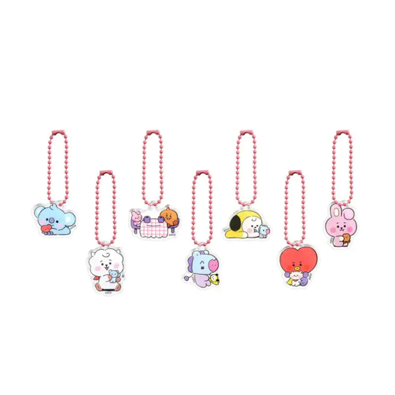BT21 - Acrylic Simple Key Ring - Little Buddy - BT21 - Accesories - Harumio BT21 - Acrylic Simple Key Ring - Little Buddy - BT21 - Accesories - Harumio