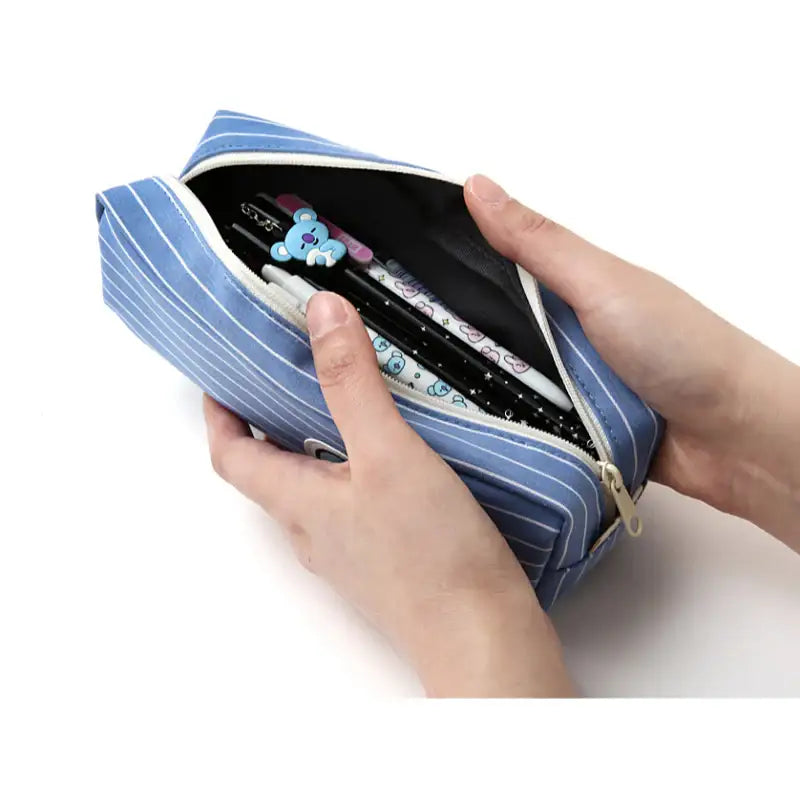 Monopoly x BT21 - C Pocket Stripe Pouch - Monopoly - Pouch - Harumio