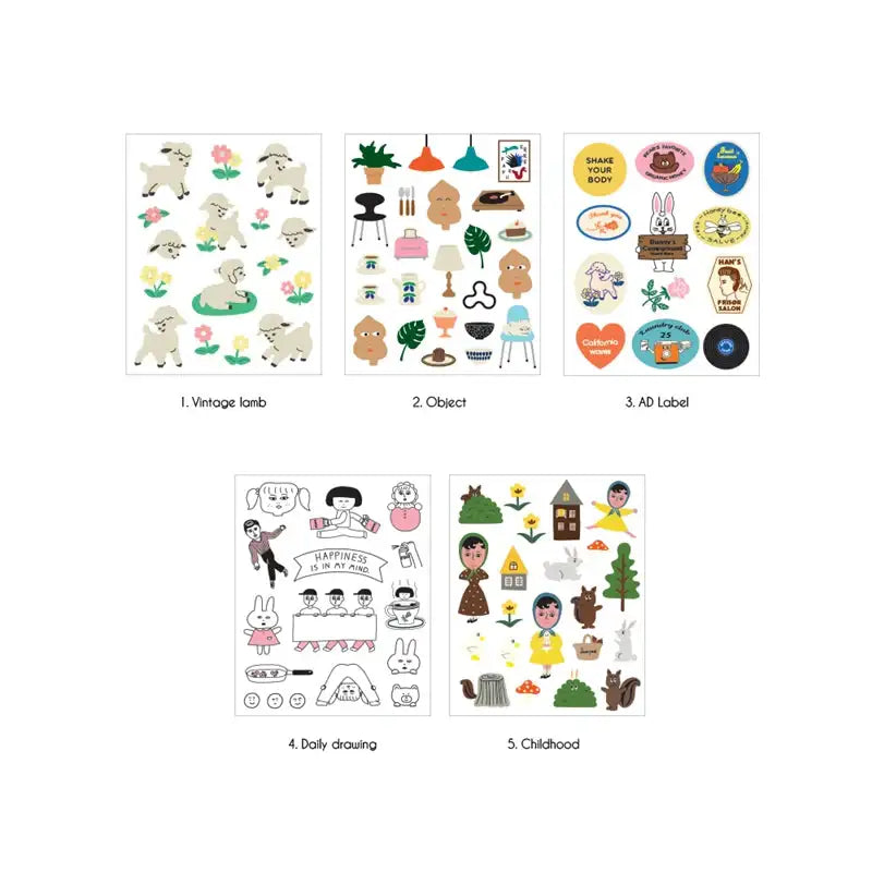 1537 - Removable Stickers - 1537 - Decorative Stickers - Harumio