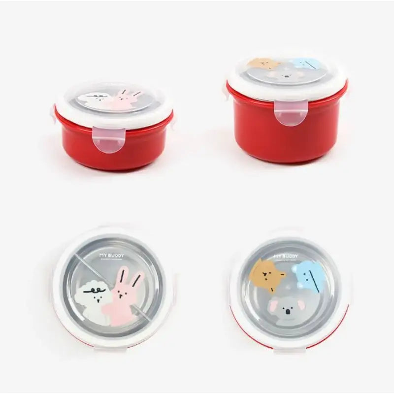 Dailylike x 10x10 - My Buddy Stainless Lunch Box - Dailylike x 10x10 - Kitchenware - Harumio Dailylike x 10x10 - My Buddy Stainless Lunch Box - Dailylike x 10x10 - Kitchenware - Harumio