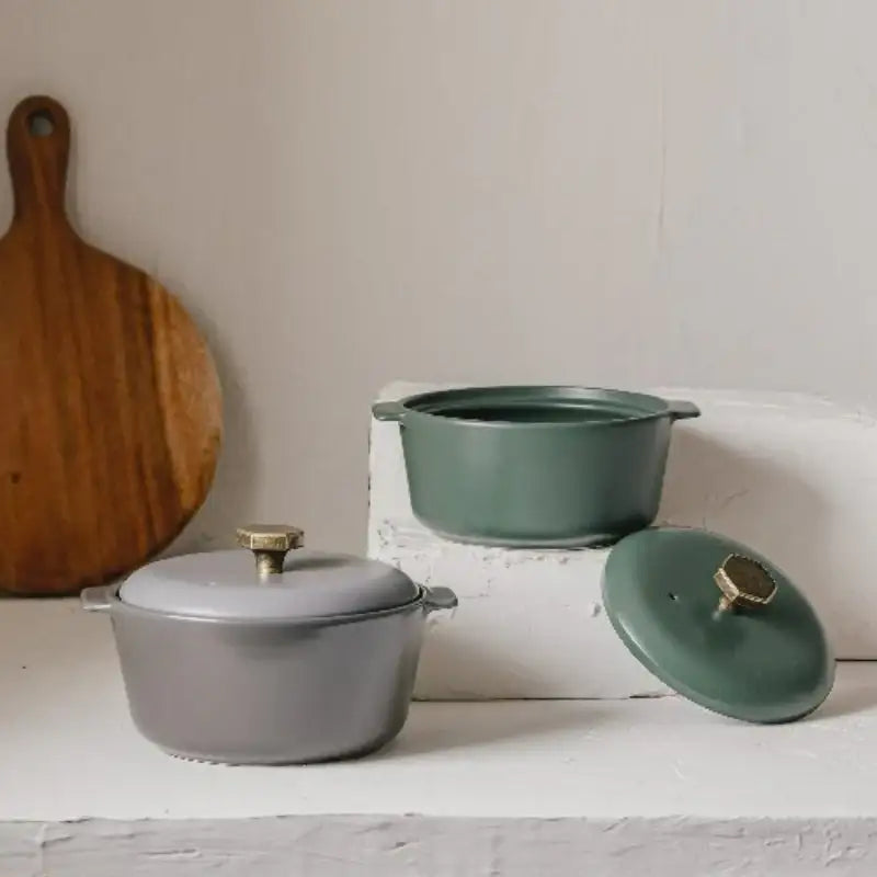 Neoflam - YARN Heat Resistant Pot Set Of 2 - Neoflam - Stock Pot - Harumio