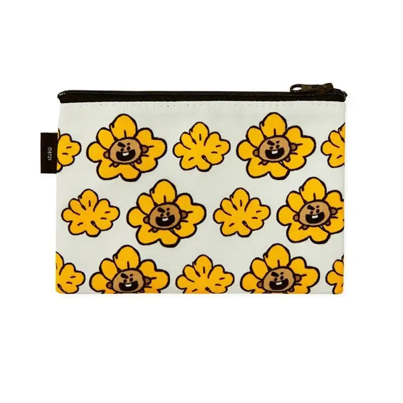 BT21 - Flower Collection - Multi Pouch - BT21 - Pouch - Harumio BT21 - Flower Collection - Multi Pouch - BT21 - Pouch - Harumio