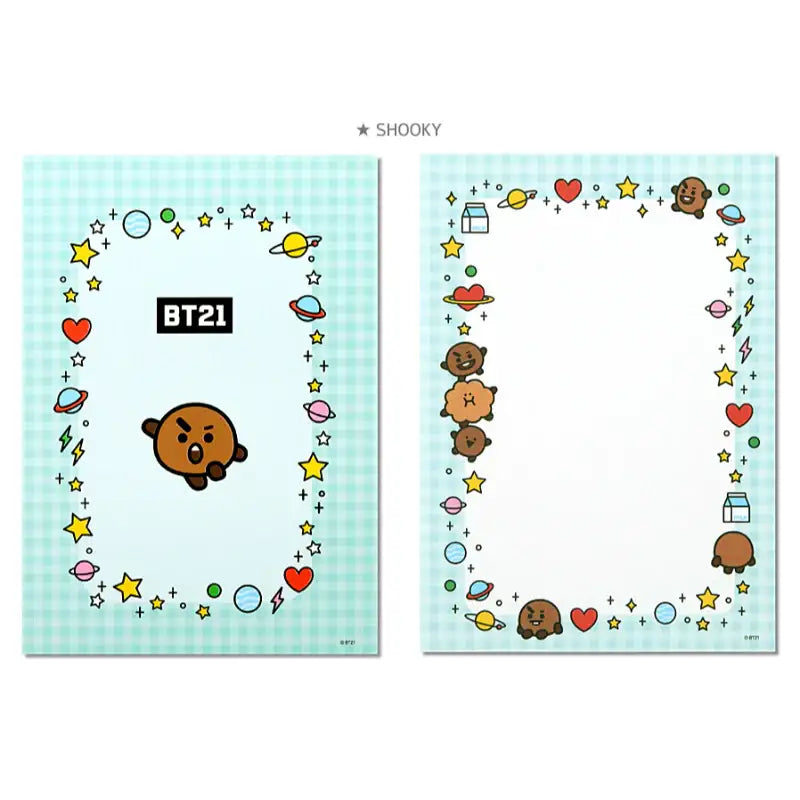 Monopoly x BT21 - Letter Pad - Monopoly - Letter Pad - Harumio Monopoly x BT21 - Letter Pad - Monopoly - Letter Pad - Harumio