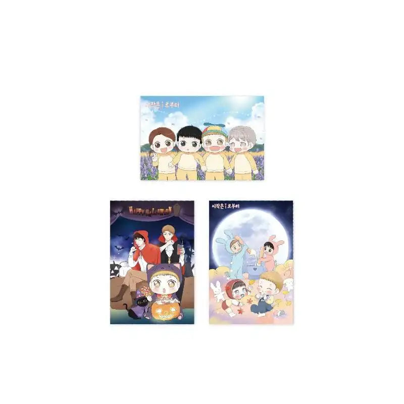 Starts From Baby - Illustration Postcard - Toon!que - Accessories - Harumio Starts From Baby - Illustration Postcard - Toon!que - Accessories - Harumio