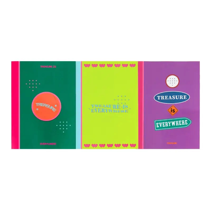 TREASURE - TREASUREMAP Notebook Set - TREASURE - T-Shirts - Harumio