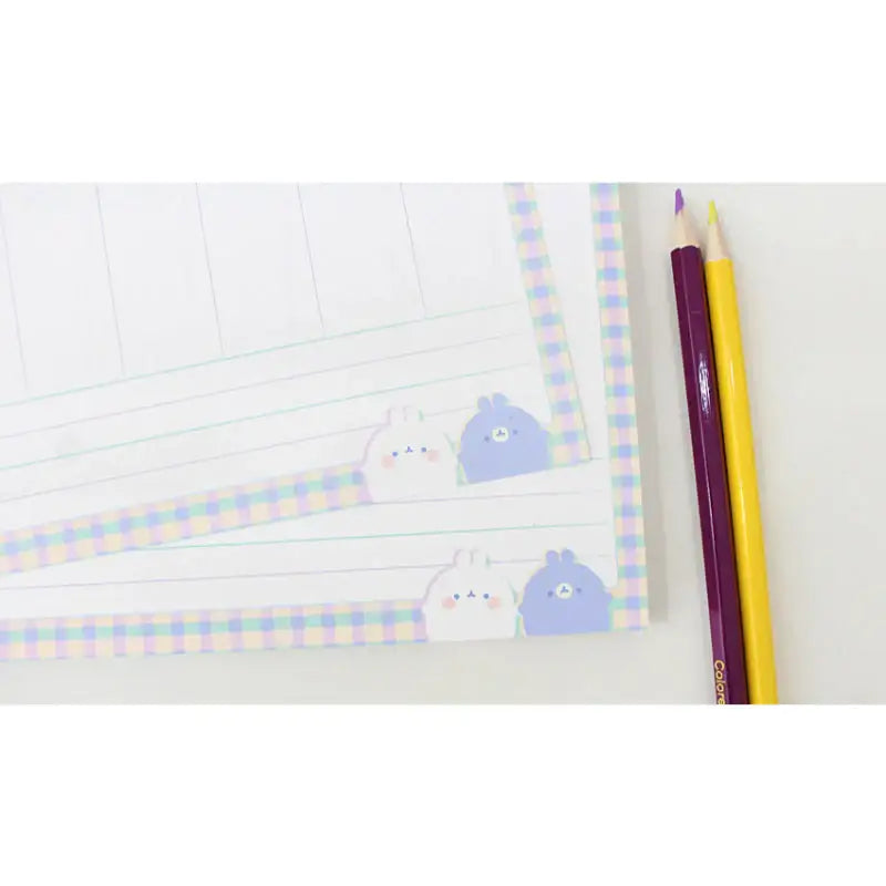 Molang - Weekly Memo - Molang - Memo Pads - Harumio Molang - Weekly Memo - Molang - Memo Pads - Harumio