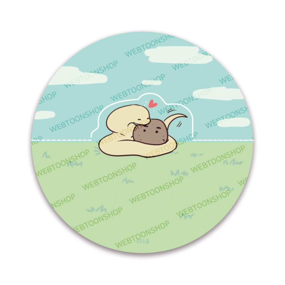 The Sacred Serpent's Seduction - Shinpumbeop Circular Memo Pads