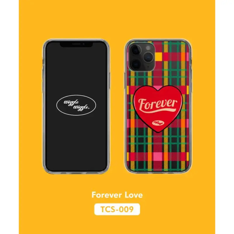 Wiggle Wiggle - Samsung Series Transparent Case & Heart Griptok Set - Wiggle Wiggle - Phone Case - Harumio