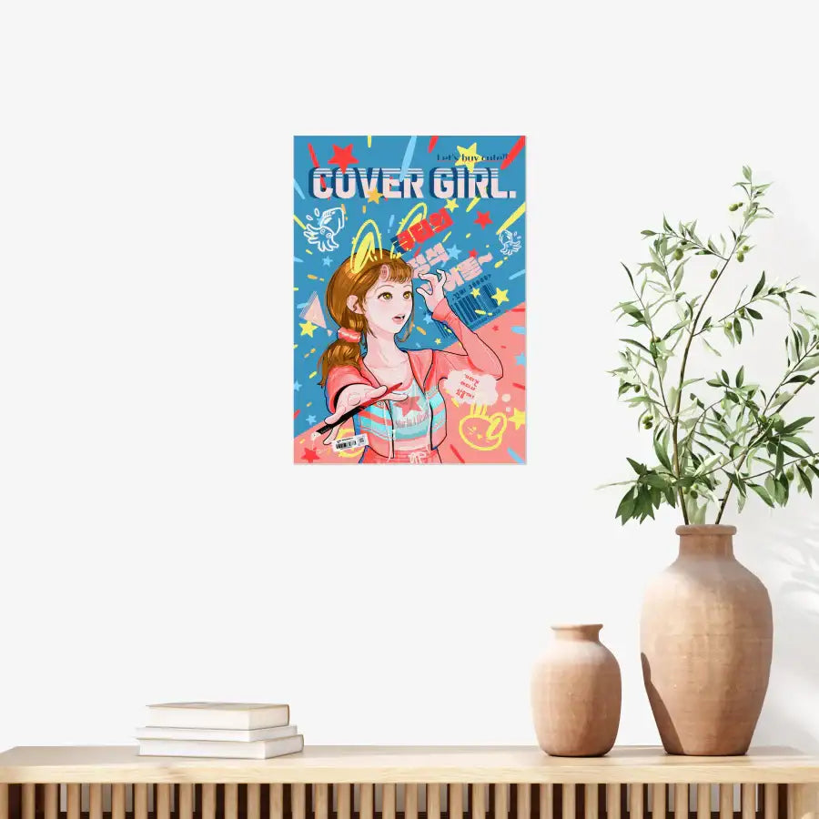 The Silver Brick - Pop Art Cover Girl A3 Poster - Marpple Shop - Poster - Harumio