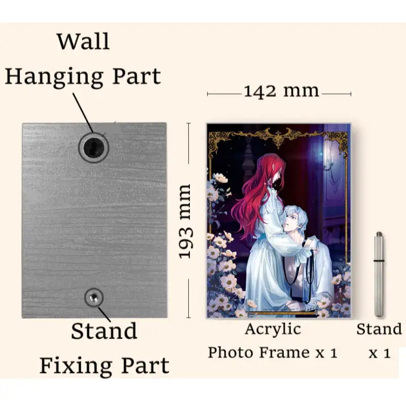 The Lady And The Beast - Acrylic Photo Frame Vol.1 - D&C WEBTOON Biz - Acrylic Frame - Harumio
