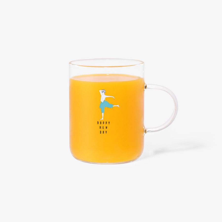 Bluemoon - Happy New Day Glass Mug - Marpple Shop - Mug - Harumio