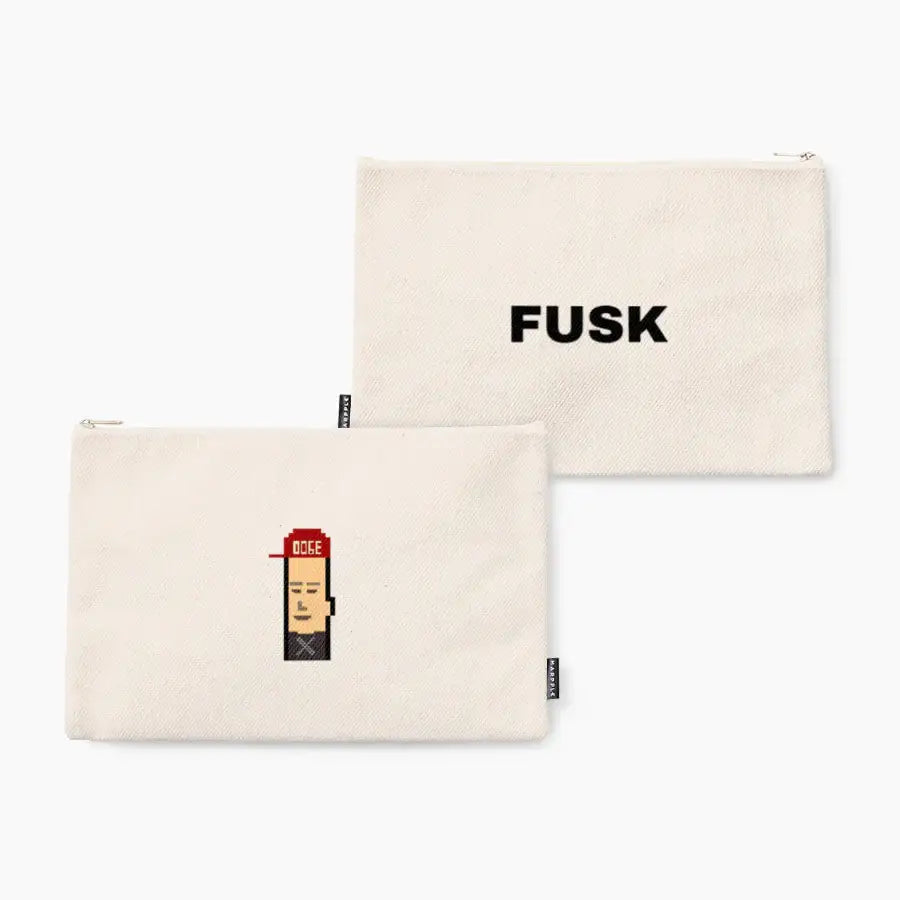 FUSK - Persk Large Fabric Pouch - Marpple Shop - Pouch - Harumio