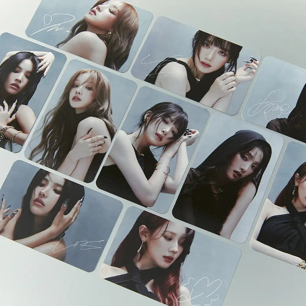 (G)I-DLE - Photocard Set - Line Friends Square - Acrylic Keyring - Harumio
