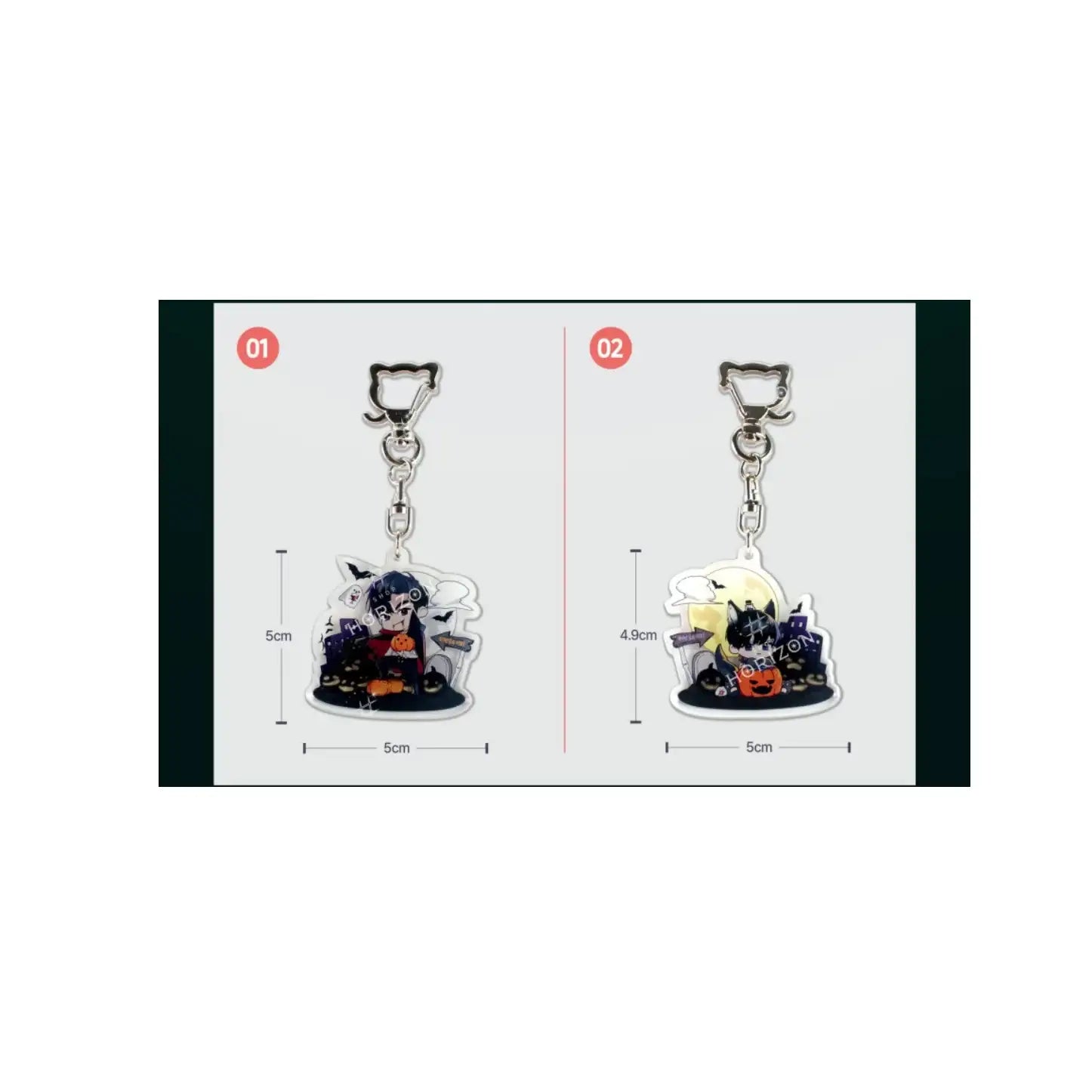Winter Horror Land - Rainbow City Keyring - Winter Horror Land - Keyring - Harumio