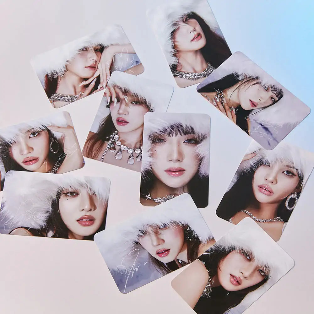 (G)I-DLE - Photocard Set - Line Friends Square - Acrylic Keyring - Harumio