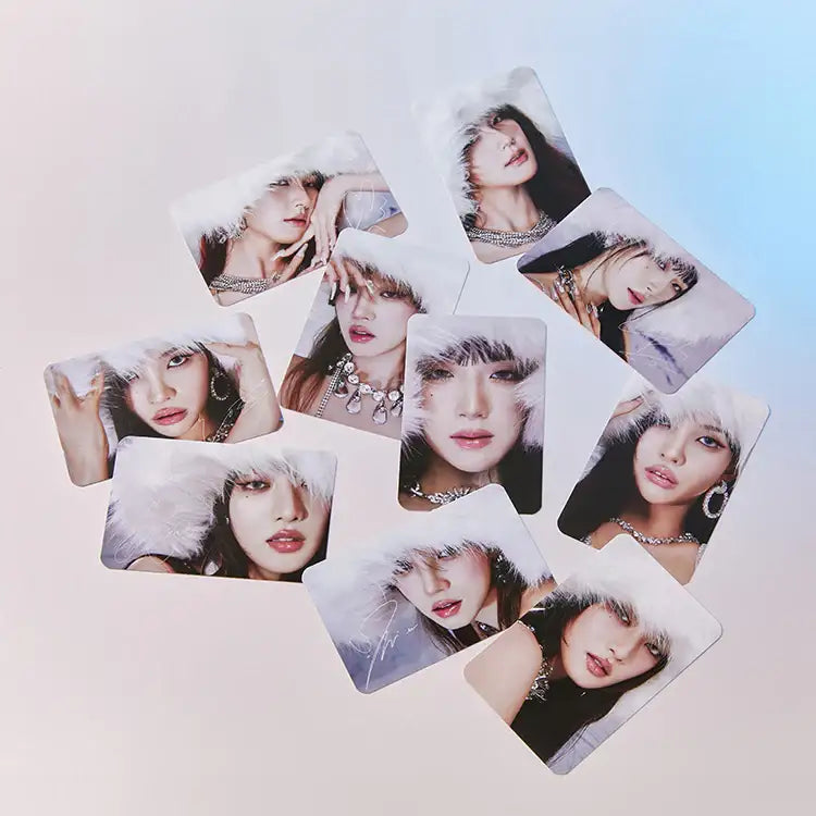 (G)I-DLE - Photocard Set - Line Friends Square - Acrylic Keyring - Harumio