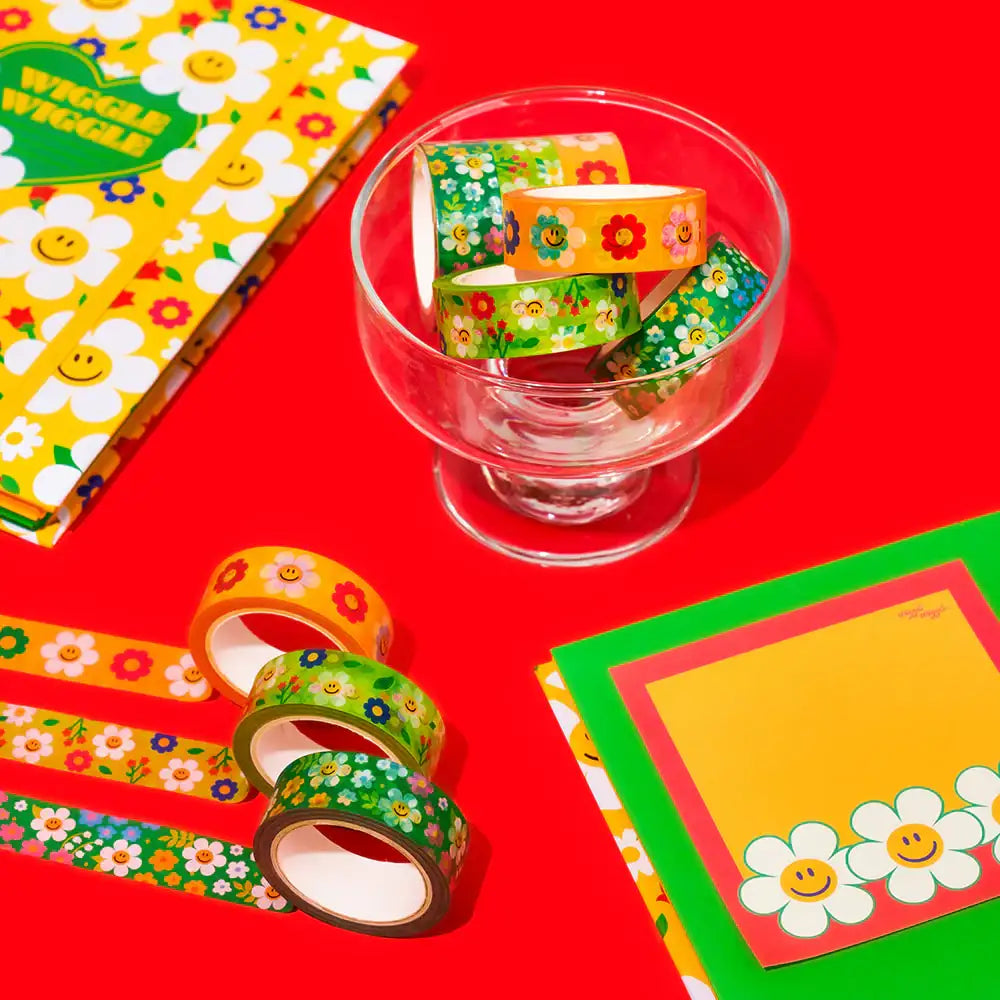 Wiggle Wiggle - Spring Garden Masking Tape 3 Types SET - Wiggle Wiggle - Masking Tape - Harumio