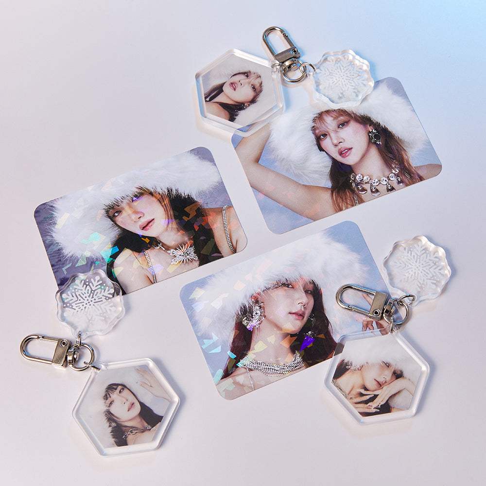 (G)I-DLE - Acrylic Keyring & Phoca Set - Line Friends Square - Acrylic Keyring - Harumio