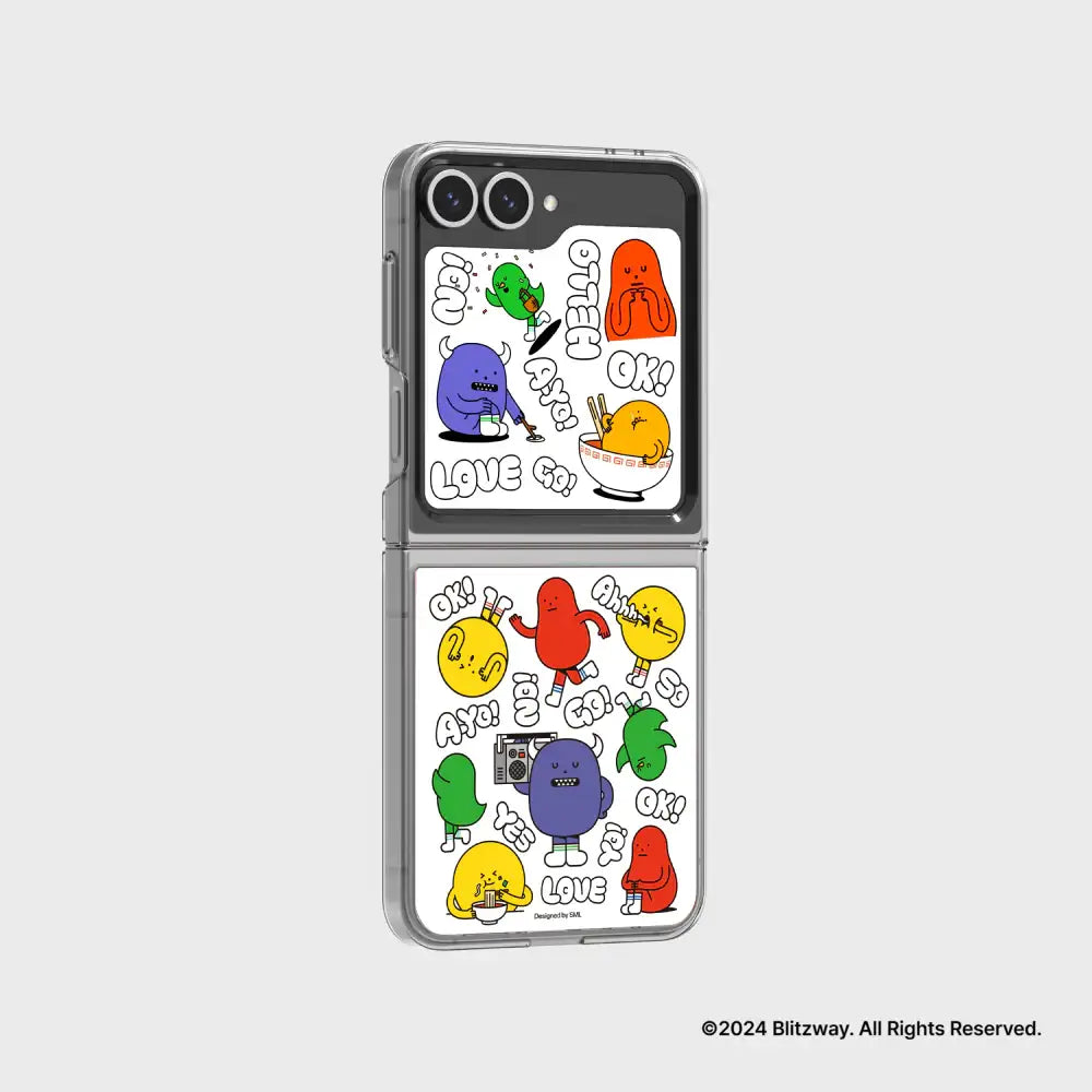 SLBS - Sticky Monster Lab Friends Flip Suit Card (Galaxy Z Flip6) - SLBS - Home & Living, Accessories - Harumio