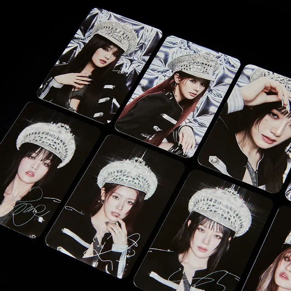 (G)I-DLE - Photocard Set - Line Friends Square - Acrylic Keyring - Harumio