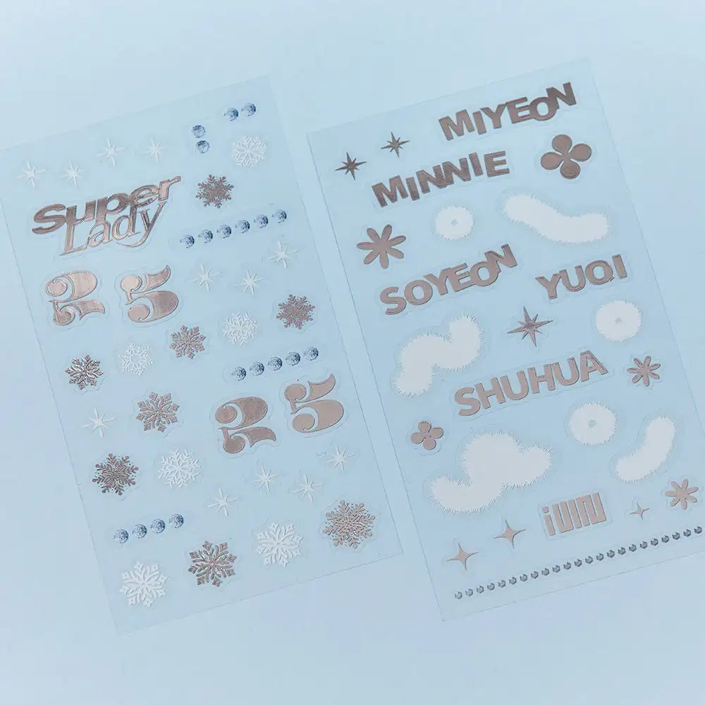 (G)I-DLE - Polaroid & Deco Kit (Version 1) - Line Friends Square - Polaroid - Harumio