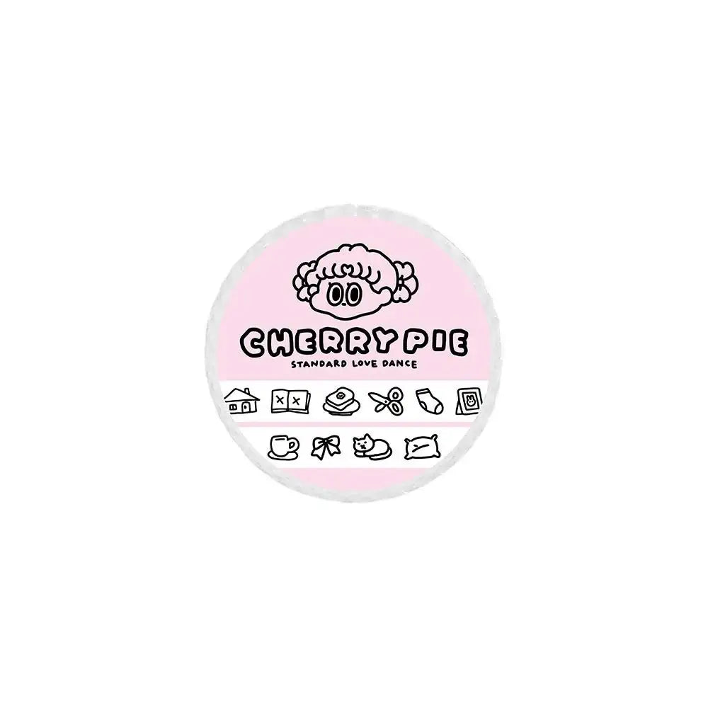 Standard Love Dance - LEEGONG Black Cherry Pie Masking Tape - Line Friends Square - Masking Tape - Harumio
