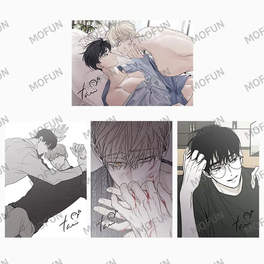 Checkmate - A5 illustration Colored Paper Set (4 types) - Mofun - ID Card - Harumio