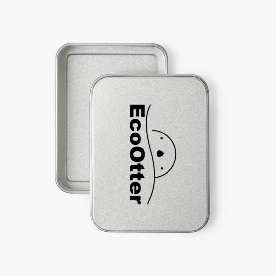 EcoOtter - Silver Tin Case - Marpple Shop - Tin Case - Harumio