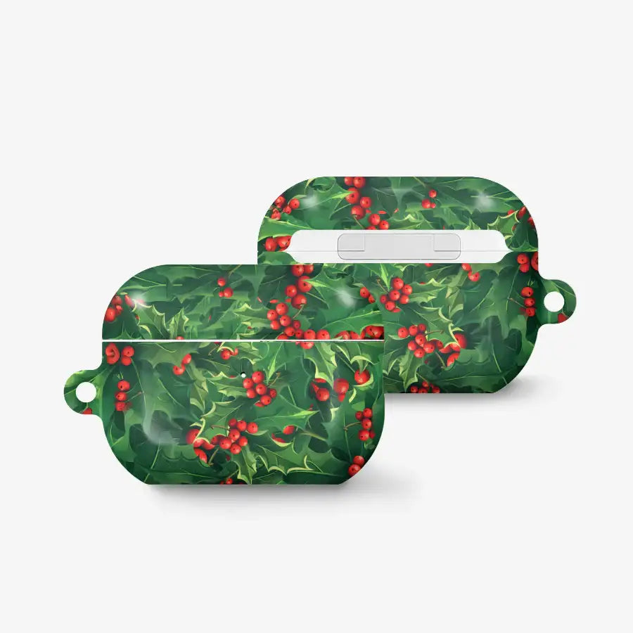 Royamchoco97 - Christmas Holly Leaf Airpod Pro 2 Hard Case - Marpple Shop - AirPods Pro Case - Harumio