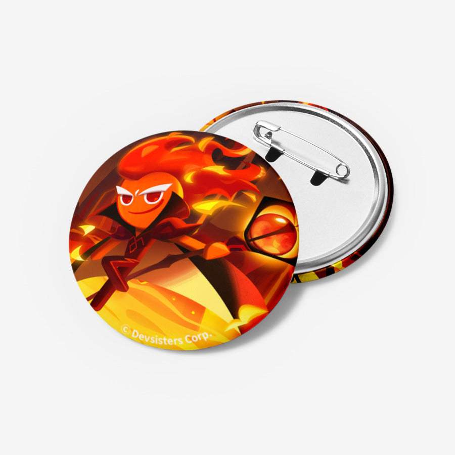 Cookie Run : Kingdom - Flame Spirit Cookie Pin Button - Marpple Shop - Pin Button - Harumio