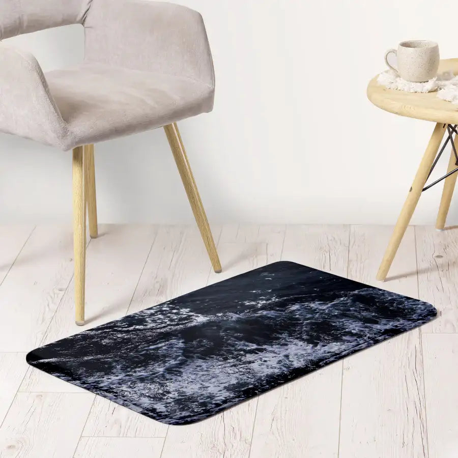 Saii - Rock Dark Blue Mat - Marpple Shop - Mat - Harumio