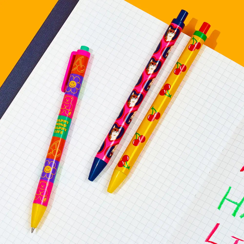 Wiggle Wiggle - Pattern Ball Pen - Wiggle Wiggle - Pen - Harumio