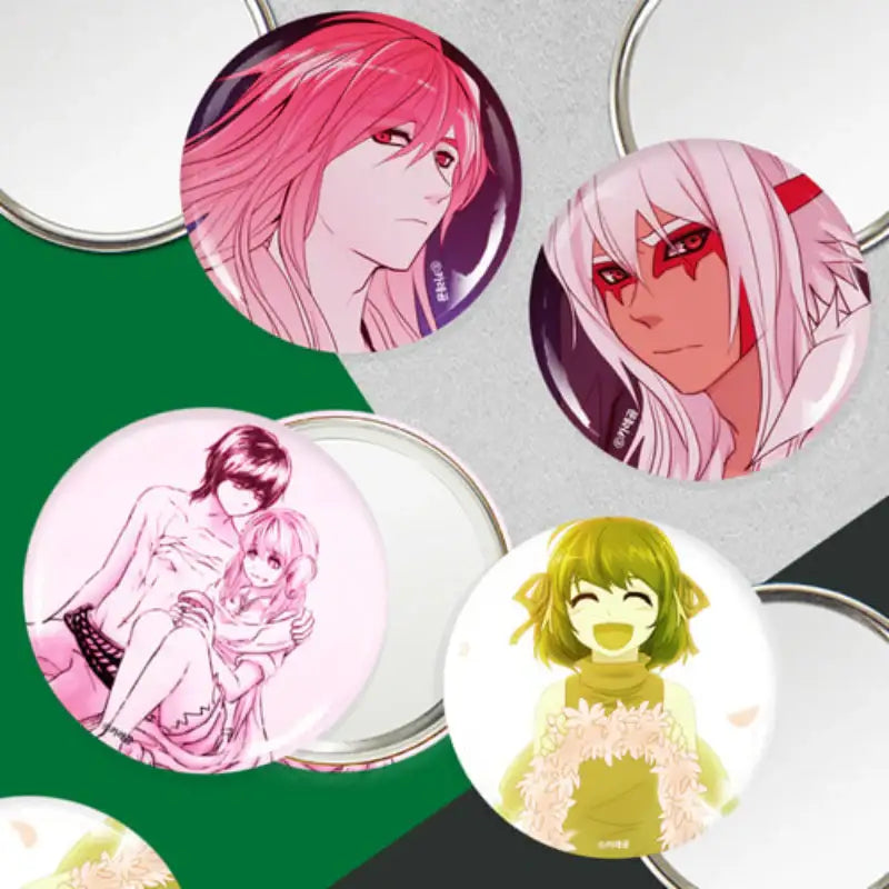 Kubera - Round Pin Mirror - Webtoon Shop - Mirrors - Harumio