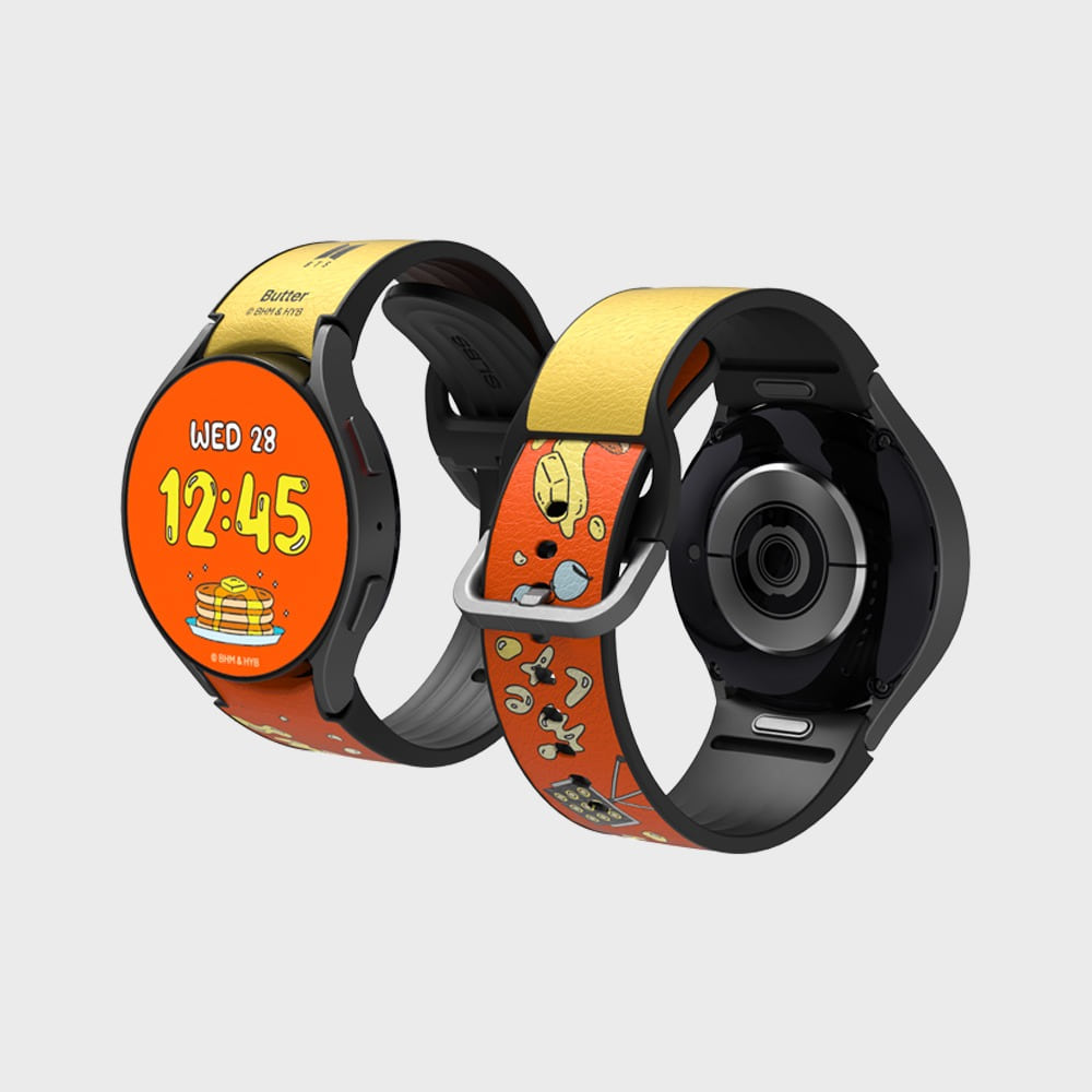 SLBS - BTS Butter Music Theme Hybrid Watch Strap (Galaxy Watch6)