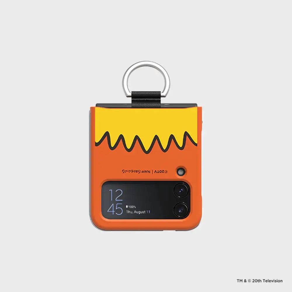 SLBS - EcoFriends Bart Simpson Cover with Ring (Galaxy Z Flip4) - SLBS - Home & Living, Accessories - Harumio