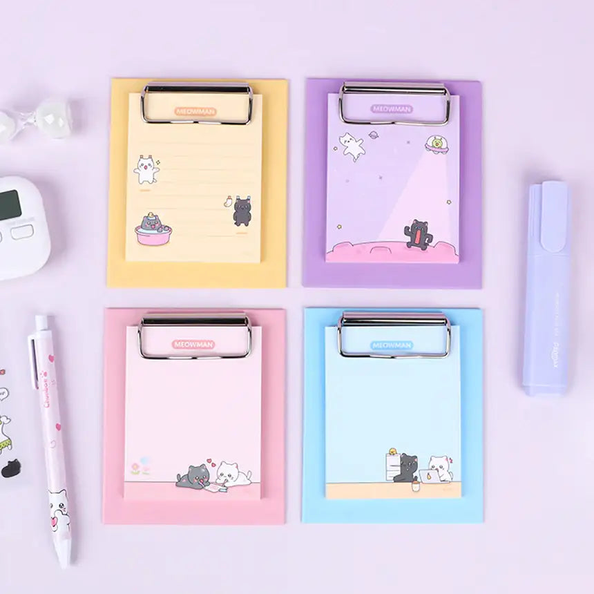 Meow Man - Mini Clipboard - Webtoon Friends - Home & Living, Accessories - Harumio