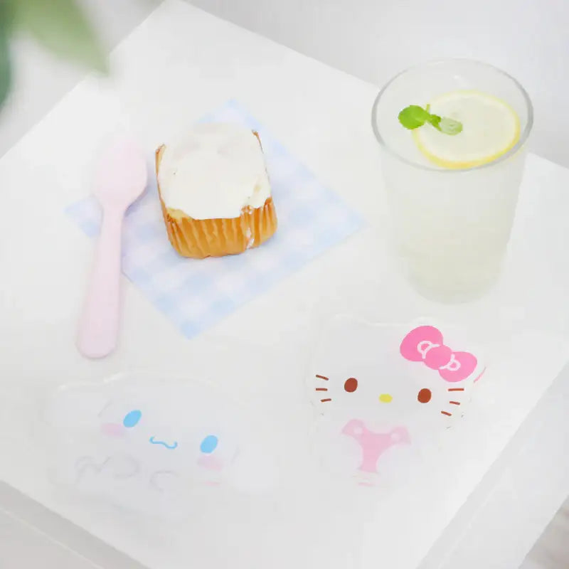 NARA HOME DECO X Sanrio - Acrylic Coaster Cutie - NARA HOME DECO - Acrylic Coasters - Harumio
